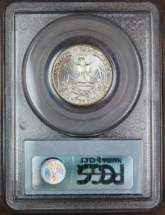 1944 Washington Quarter Coin, PCGS MS-66 Lightly Toned