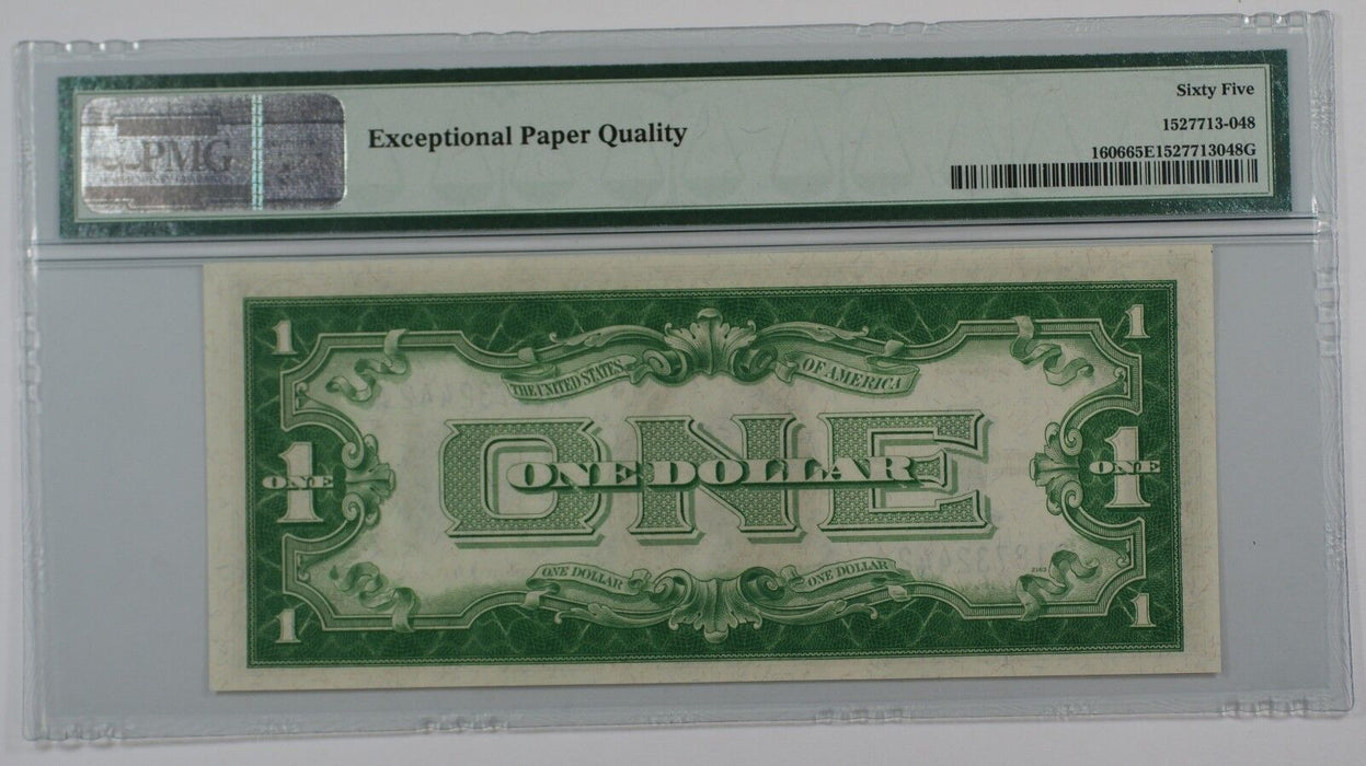 1934 One Dollar $1 Silver Certificate FR#1606 (BA Block) PMG GU-65 GEM EPQ WW
