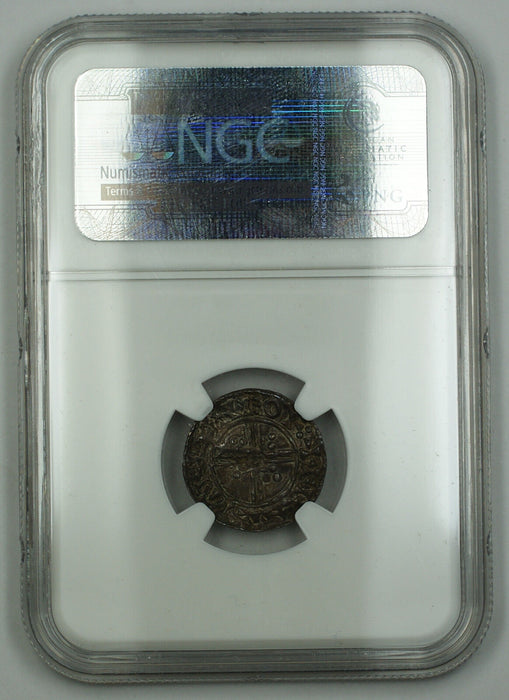 1042-66 England Trefoil Penny Silver Coin S-1174 Edward NGC XF-45 AKR