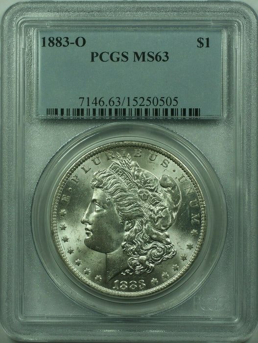 1883-O Morgan Silver Dollar Coin $1 PCGS MS-63 Toned (31) D