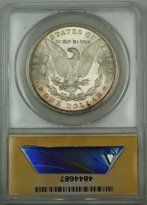 1891 Doubled Ear Morgan Silver Dollar $1 ANACS MS-61 (Better Coin) DMK