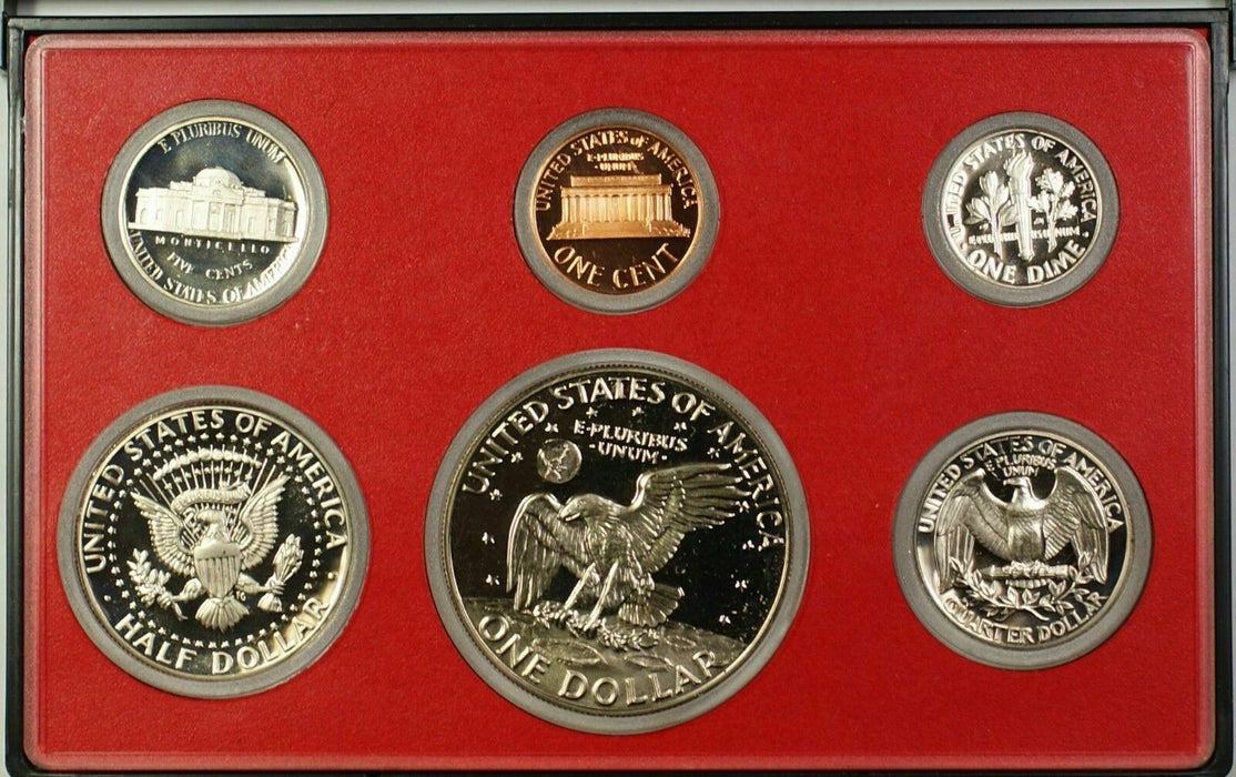 1977 US Mint 6 Coin Proof Set as Issued In Original Plastic - NO Box