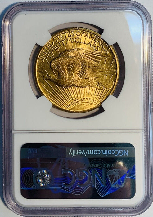 1926 Saint Gaudens $20 Gold Double Eagle NGC MS 63