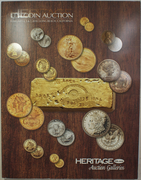 February 4, 5, & 7, 2010 U.S. Coin Auction #1137 Catalog Heritage (A54)