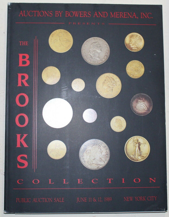 June 1989 Bowers & Merena Coin Auction Catalog Brooks Collection NY WW5WW