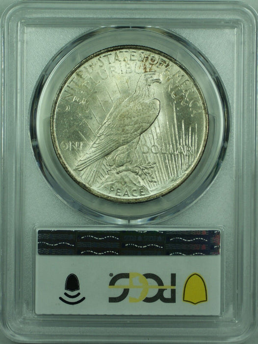 1923 Peace Silver Dollar $1 Coin PCGS MS 63 (48) C