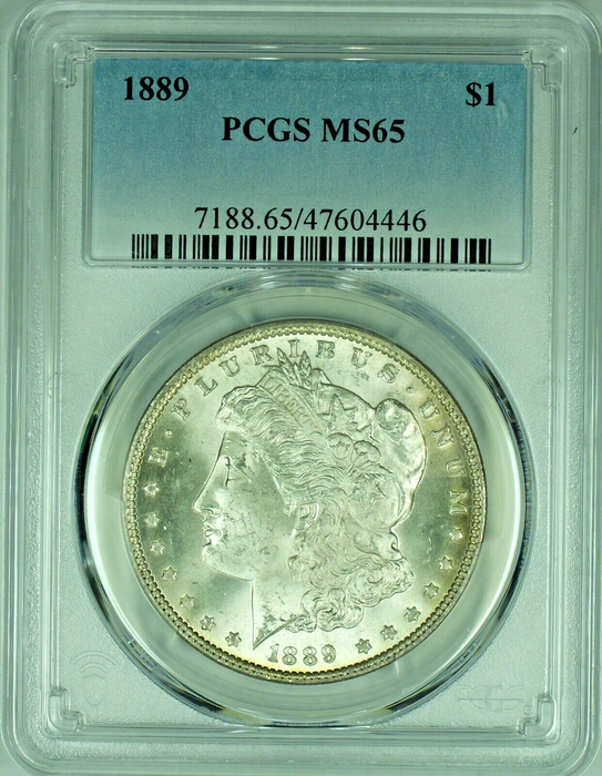 1889 Morgan Silver Dollar PCGS MS 65 47