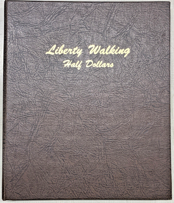 1916-1947 Walking Liberty Half Dollar Complete Set-Dansco Coin Album (B)