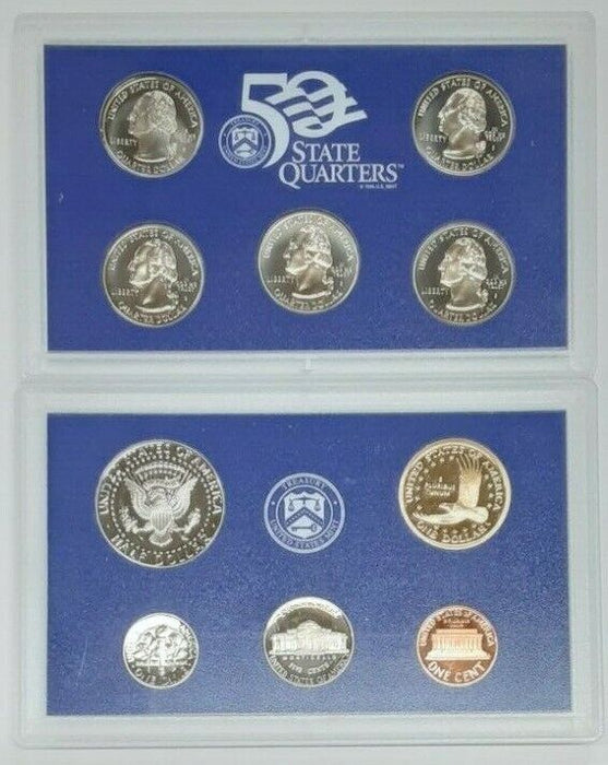 2001-S US Mint Clad Proof Set 10 Gem Coins - NO Box or COA