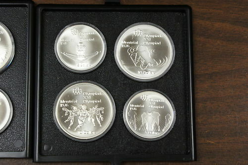 1976 Canada $5 & $10 Olympic BU Silver 28 Coins Set 1 — Juliancoin