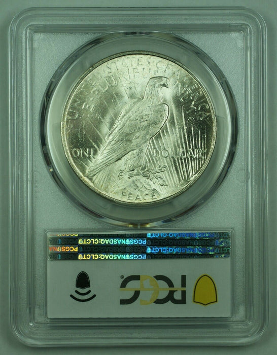 1922 Peace Silver Dollar S$1 PCGS MS-62 (38F)