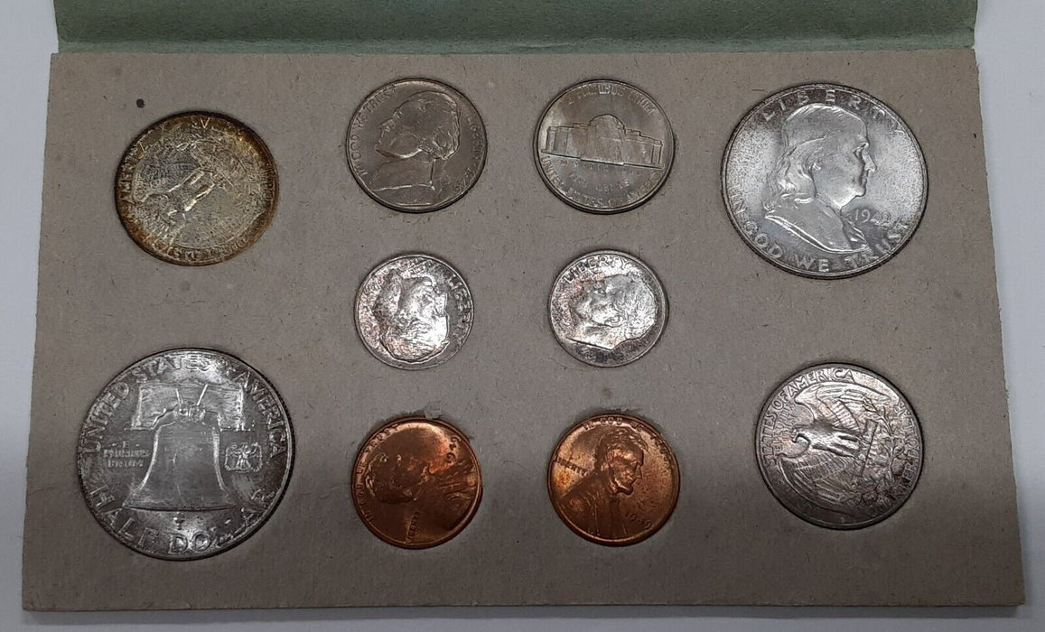 1949 PD&S UNC Set in OGP - Uncirculated w/Toning - 28 UNC Coins Total