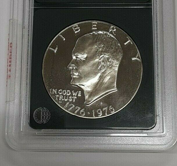 1976-S Silver Proof Ike Eisenhower Dollar $1 Beautiful Gem Proof in Generic Slab