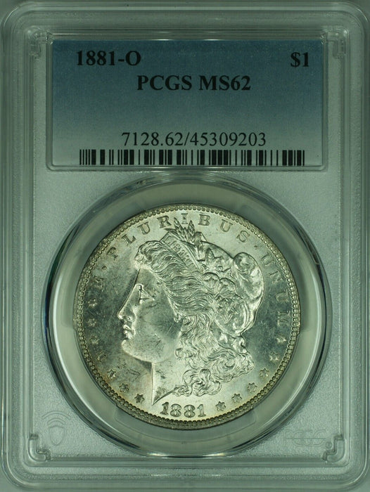 1881-O Morgan Silver Dollar Coin $1 PCGS MS-62  (40A)