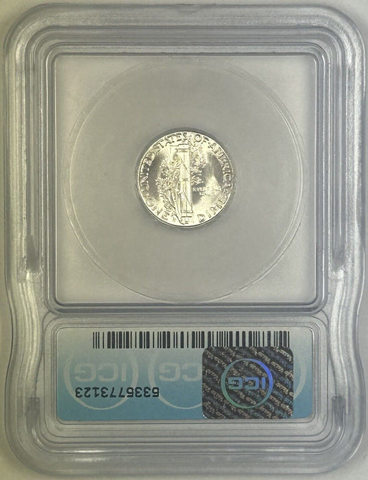 1944-S Mercury Silver Dime 10c Coin ICG MS 64 (54) J
