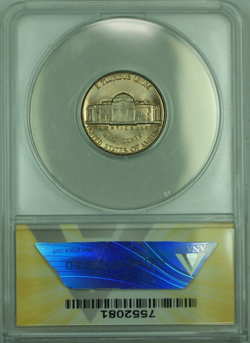1949 Jefferson Nickel 5C ANACS MS 66 (51) A