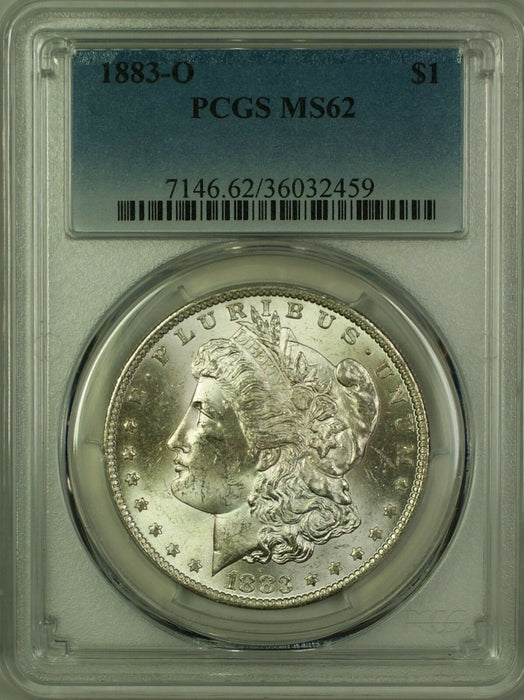 1883-O Morgan Silver Dollar $1 PCGS MS-62 (Better Coin) (14e)