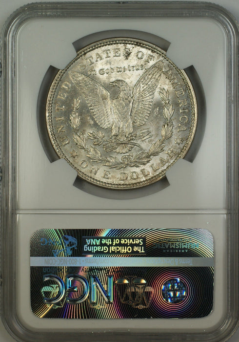 1921 Morgan Silver Dollar $1 Coin NGC MS-62 Lightly Toned (15e)