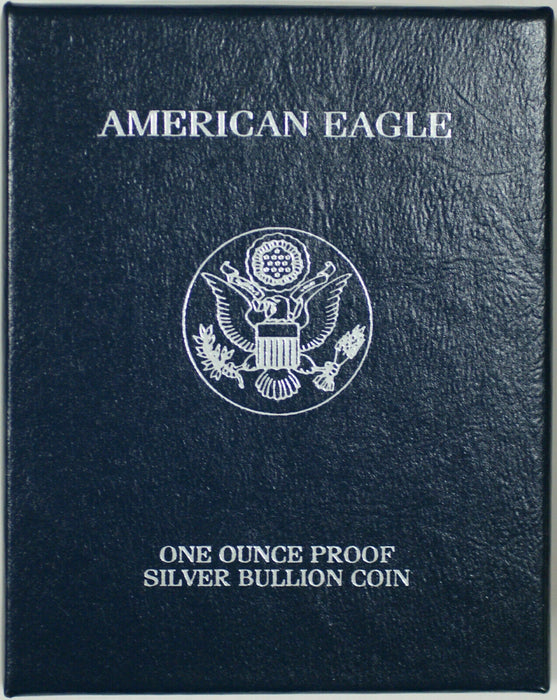2002-W American Eagle 1 oz Silver Proof Coin with OGP and COA