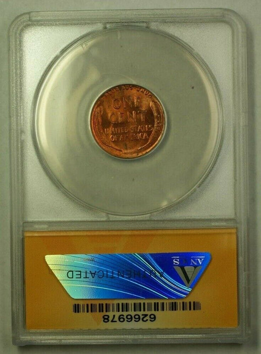 1930-S Lincoln Wheat Cent 1c ANACS MS-65 RB (Obverse Lamination Error) (WW)