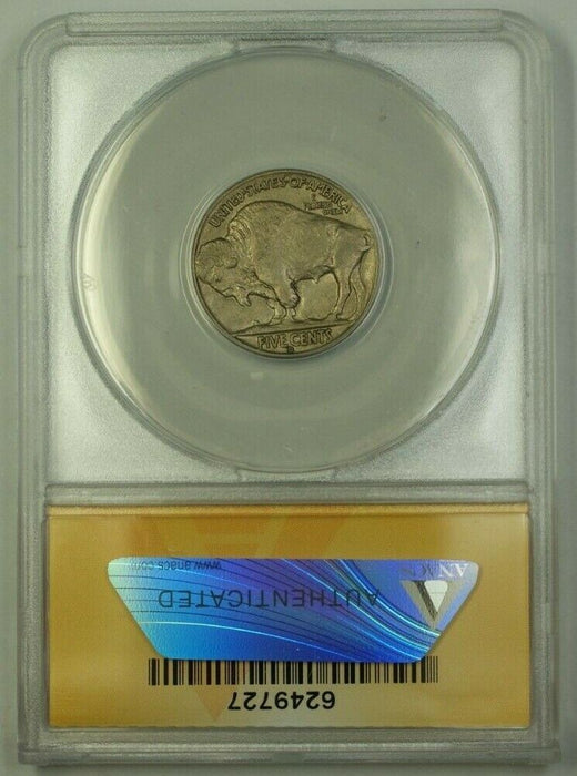 1936-D/D US Buffalo Nickel 5c Coin ANACS AU-55