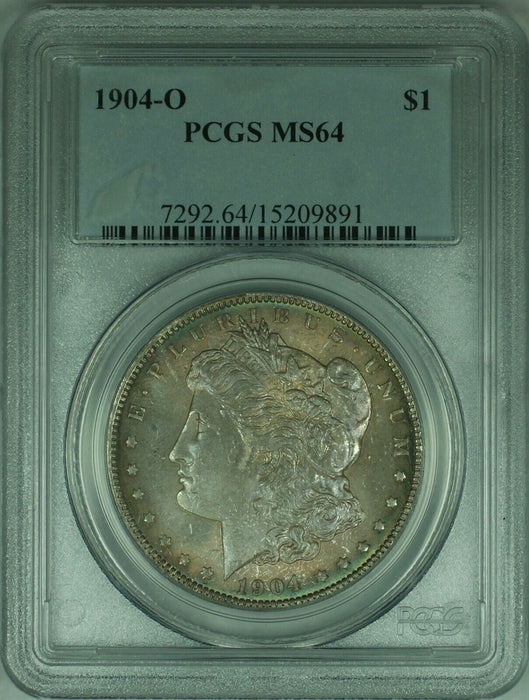 1904-O Morgan Silver Dollar S$1 PCGS MS-64 Dark Purple Toning (31 D)