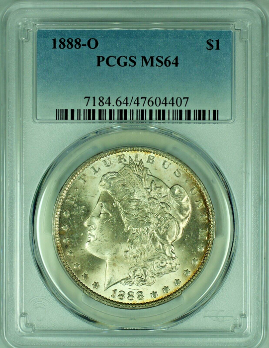 1888-O Morgan Silver Dollar PCGS MS 64 B 47