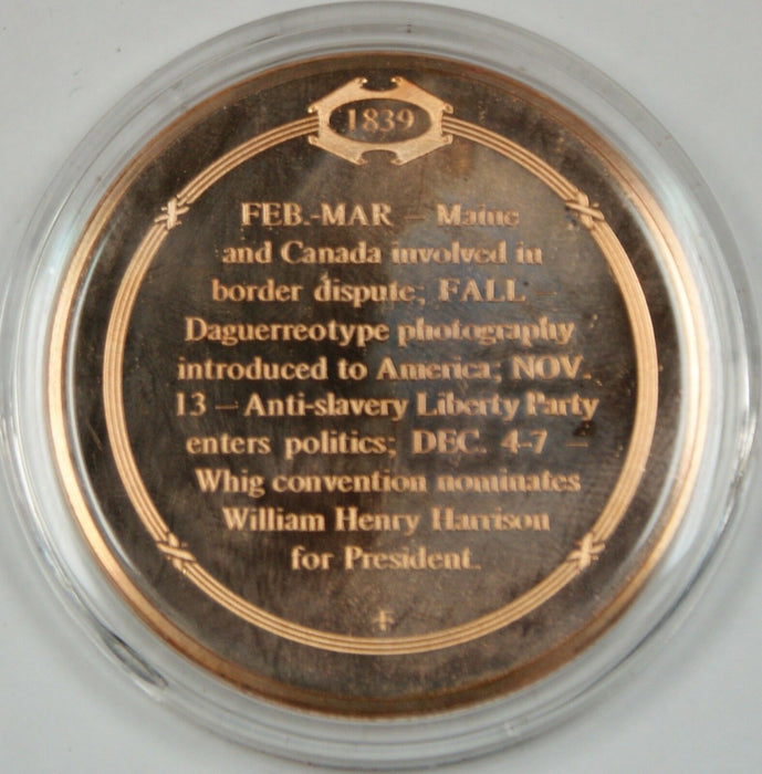 Bronze Proof Medal First Use of Photography in America Fall 1839