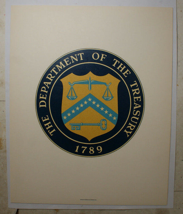BEP Souvenir Card Seal of The Treasury Department