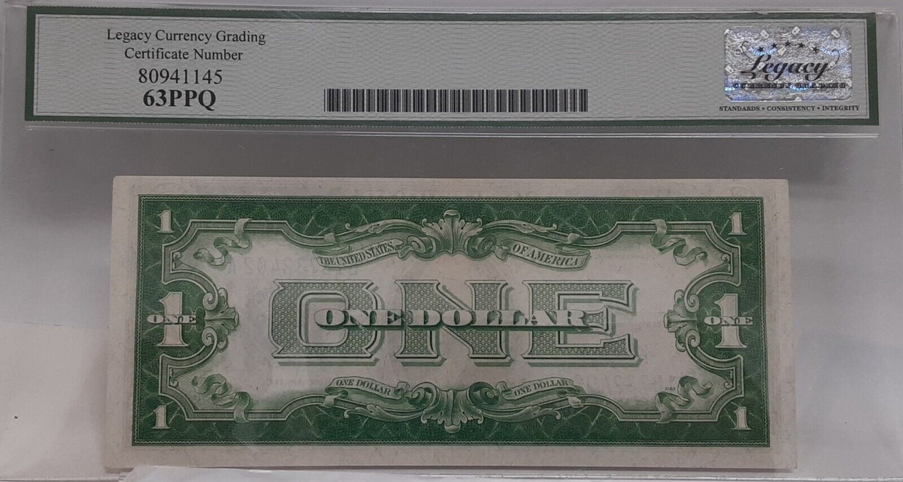 1934 $1 Silver Certificate FR#1606 (BA Block) Legacy Choice New 63 PPQ  B