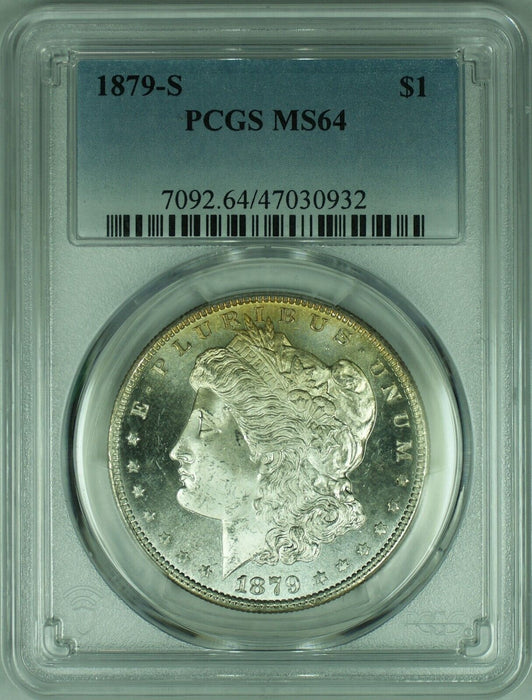 1879-S Morgan Silver Dollar Semi Proof-Like  PCGS MS-64   (35J)