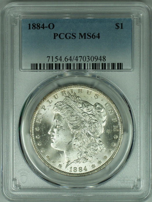 1884-O Morgan Silver Dollar Coin  PCGS MS-64   (39A)