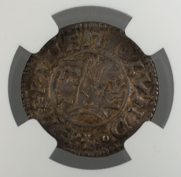 978-1016 England Penny Silver Coin S-1144 Aethelred II NGC XF Dtls Peck Mrkd AKR
