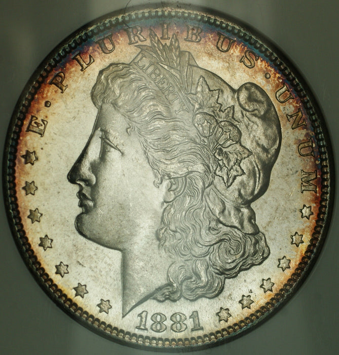 1881-S Morgan $1 Silver Dollar NGC MS-65 Semi Proof Like & Lightly Toned