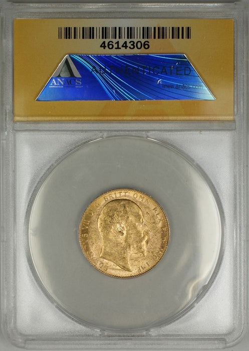 1909-P Australia Sovereign Gold Coin ANACS MS-61 (T AMT)