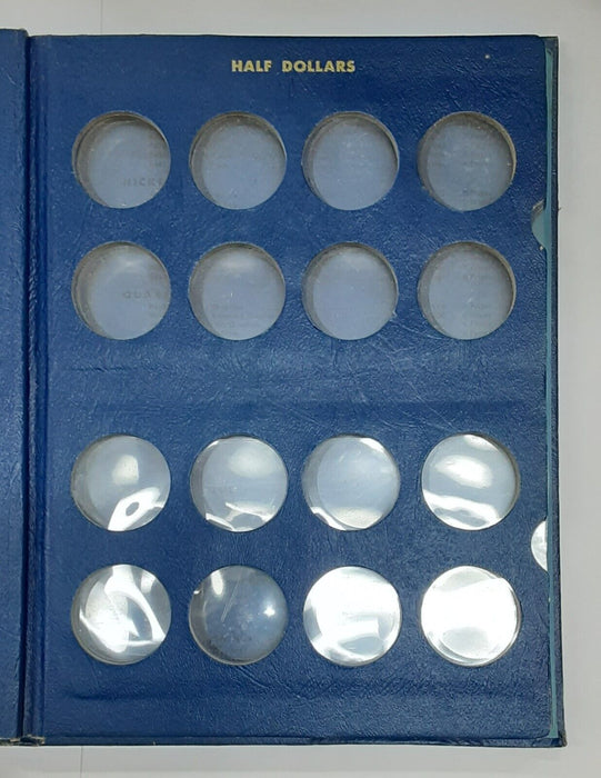 Whitman Deluxe Used Coin Album-Miscellaneous Half Dollars #9445-Loose Binding