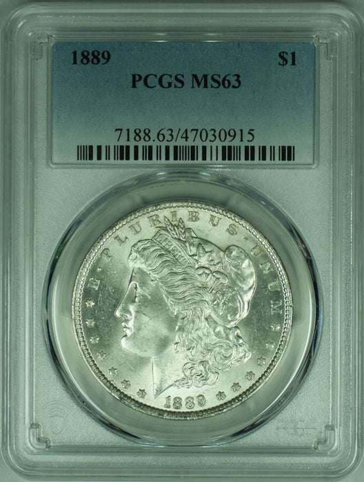 1889 Morgan Silver Dollar Coin  PCGS MS-63   (39)