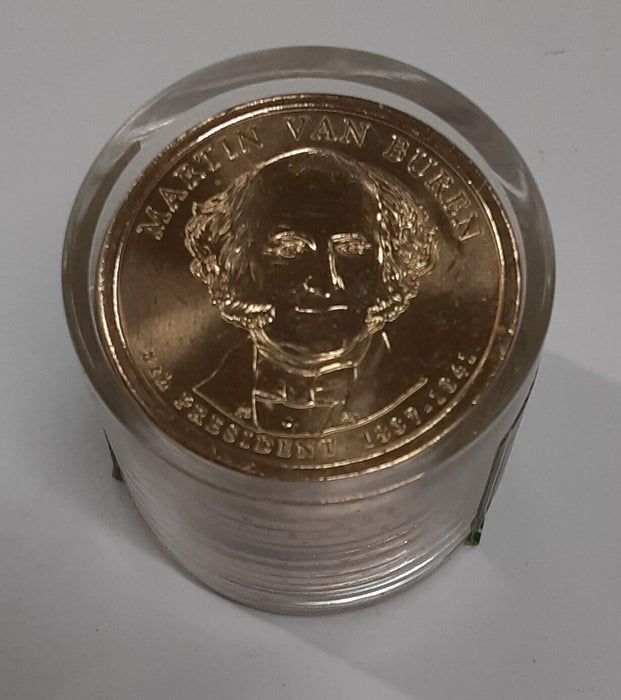 2008-P  M. Van Buren Presidential $1 - 12 BU Coins in Danbury Mint Roll-Sealed