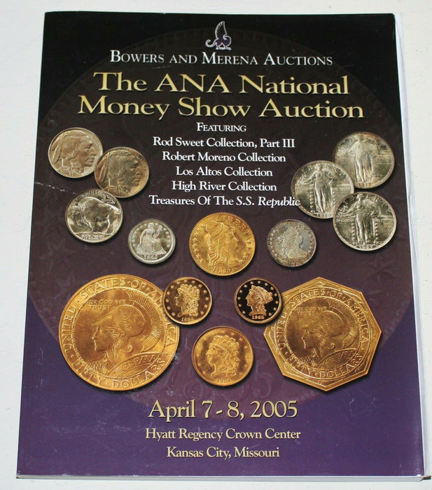 Bowers & Merena Coin Auction Catalog ANA Kansas City April 2005 WW2NN