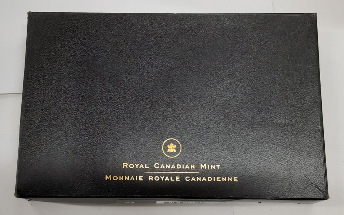 2005 Canada 8pc Proof Set-40th Anniversary Canadian Flag - w/RCM Box & COA