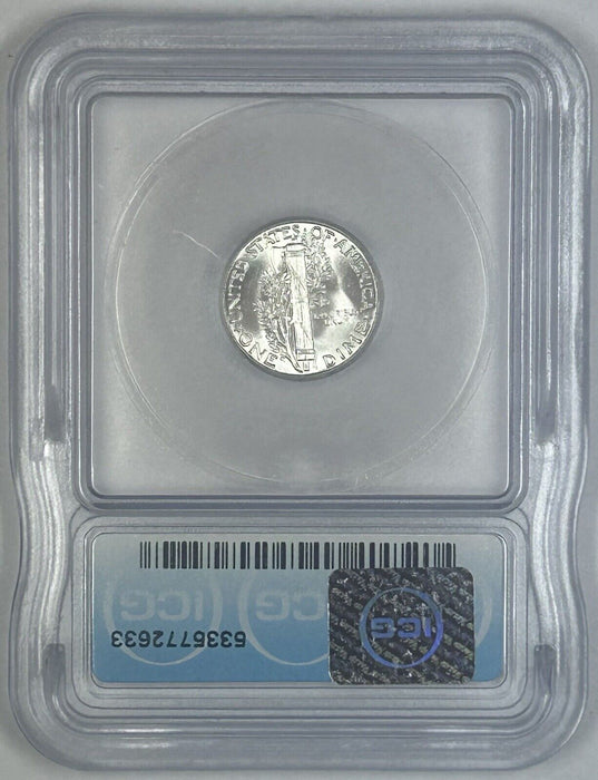 1944 Mercury Silver Dime 10c Coin ICG MS 65 (54) E