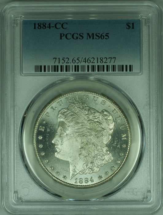 1884-CC Morgan Silver Dollar Coin PCGS MS-65 Proof-Like   (47)