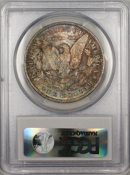 1887 Morgan Silver Dollar $1 Coin PCGS MS-65 Nicely Toned Gem (13b)