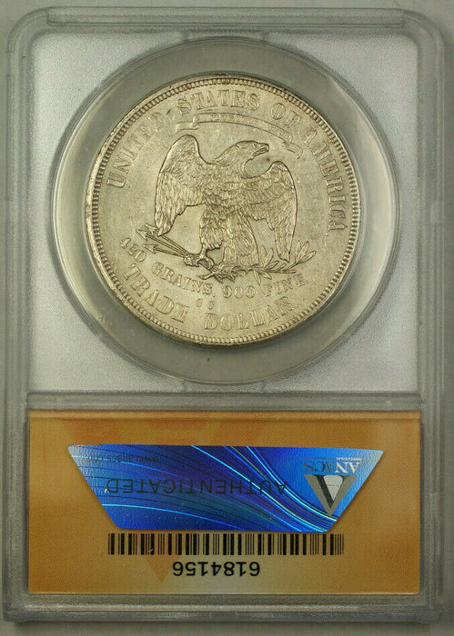 1875-CC Trade Dollar $1 Coin ANACS AU-55 Details RJS