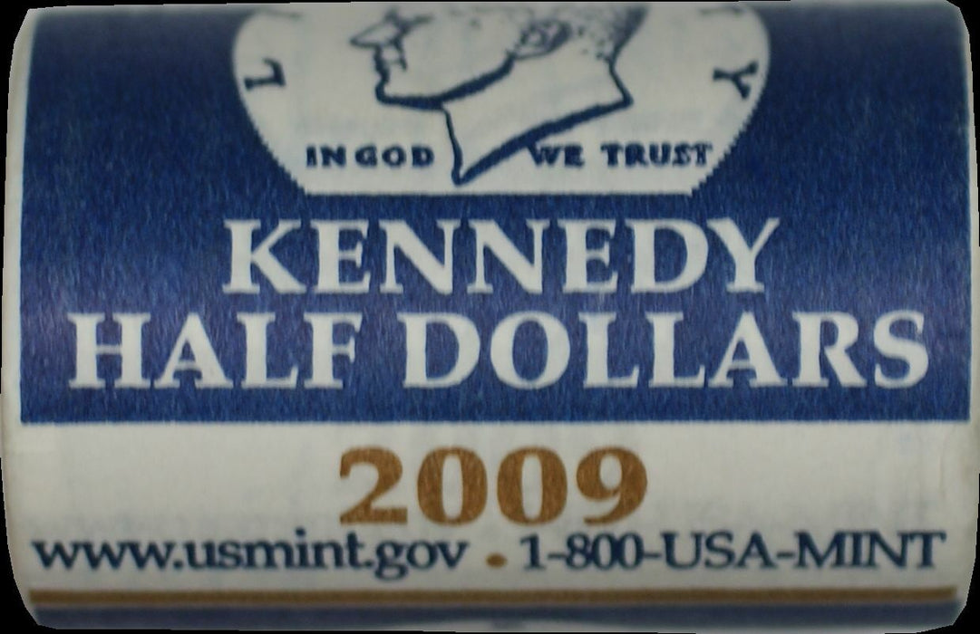 2009 Kennedy Half Dollar $10 OBW Roll American Coins