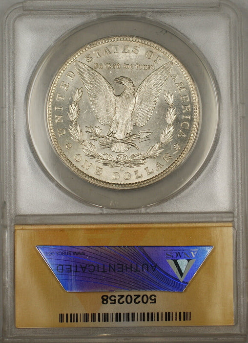 1883-O Morgan Silver Dollar $1 Coin ANACS MS-62 (6A)
