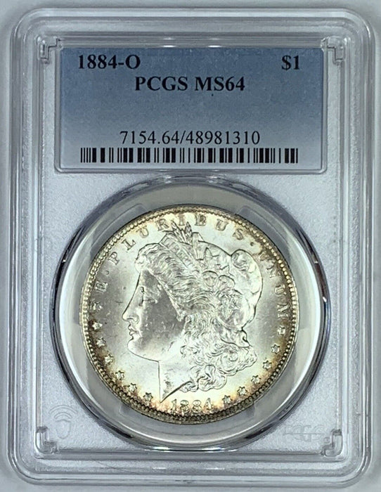 1884-O Morgan Silver $1 Dollar Coin PCGS MS 64 (7) C