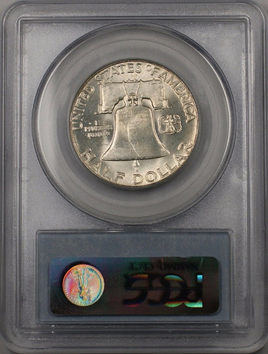1955 Franklin Silver Half Dollar 50c Coin PCGS MS 64 FBL (BR-30 C)