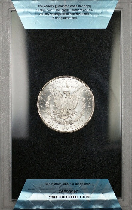 1882-CC GSA Hoard Morgan Silver Dollar $1 Coin ANACS MS-63 with Box & COA (1E)