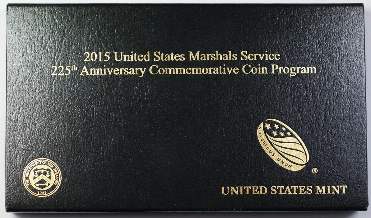 2015 US Marshals 225th Anniv. 3 Coin Silver Gold & Clad Proof Set as Issued
